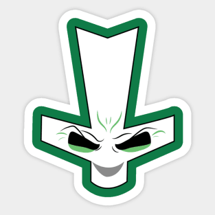 Crashing Castles Green Warrior Sticker